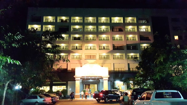 Front of property – evening/night