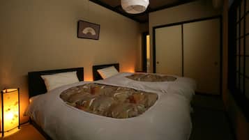 Traditionele kamer (Japanese Style, Private Open-air Bath) | Een minibar, een bureau, gratis babybedden, extra bedden (toeslag)