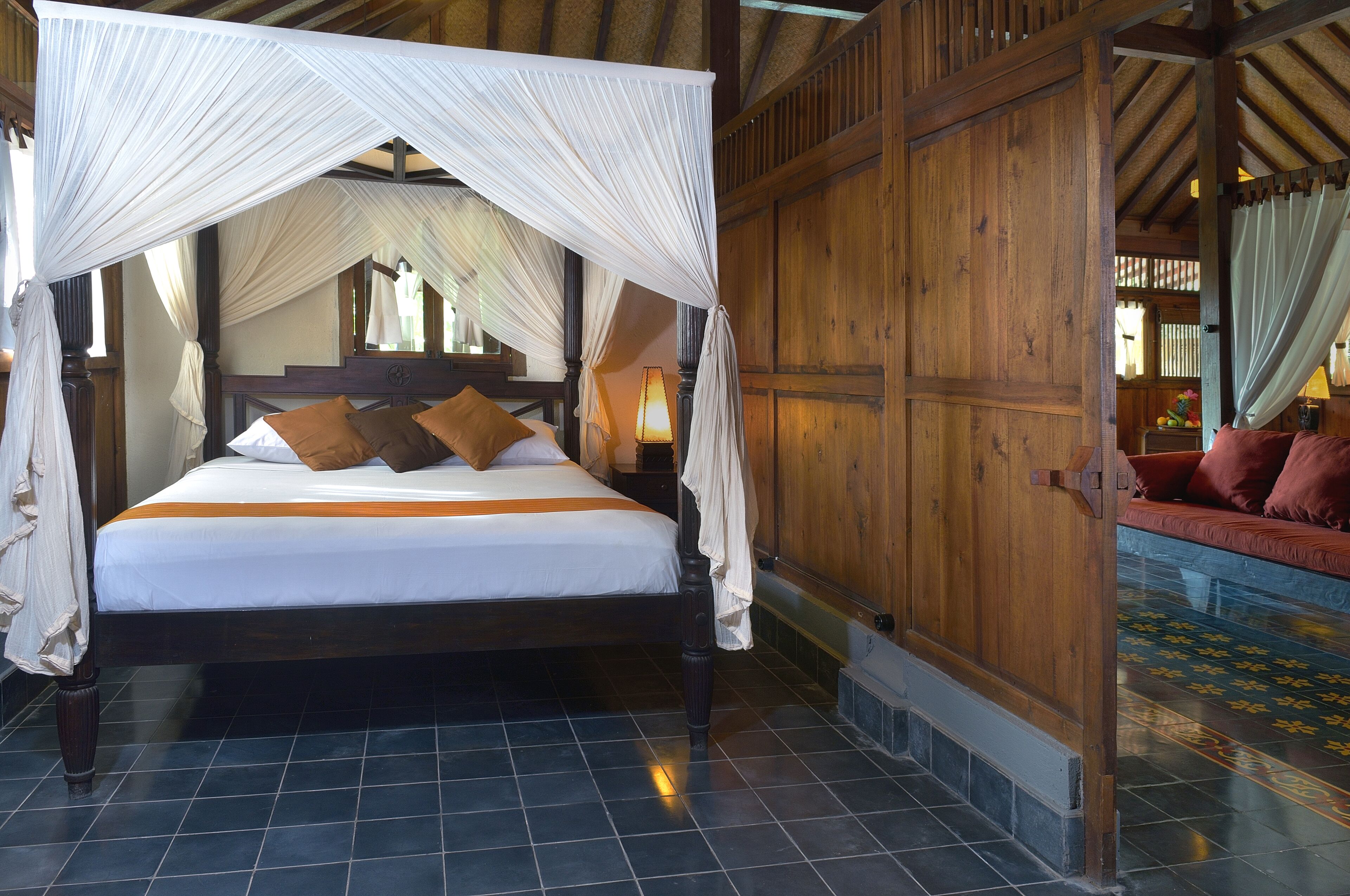 joglo villa family | minibar, in-room safe, desk, rollaway beds