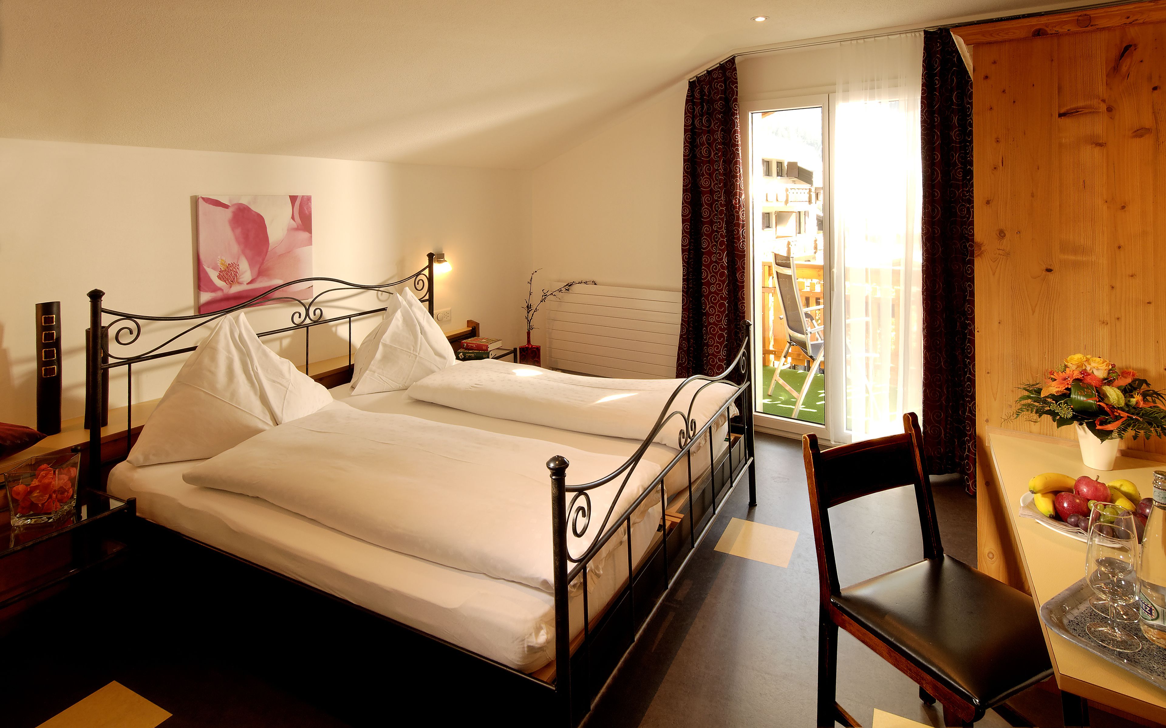 panoramic double room | in-room safe, desk, free cots/infant beds, rollaway beds