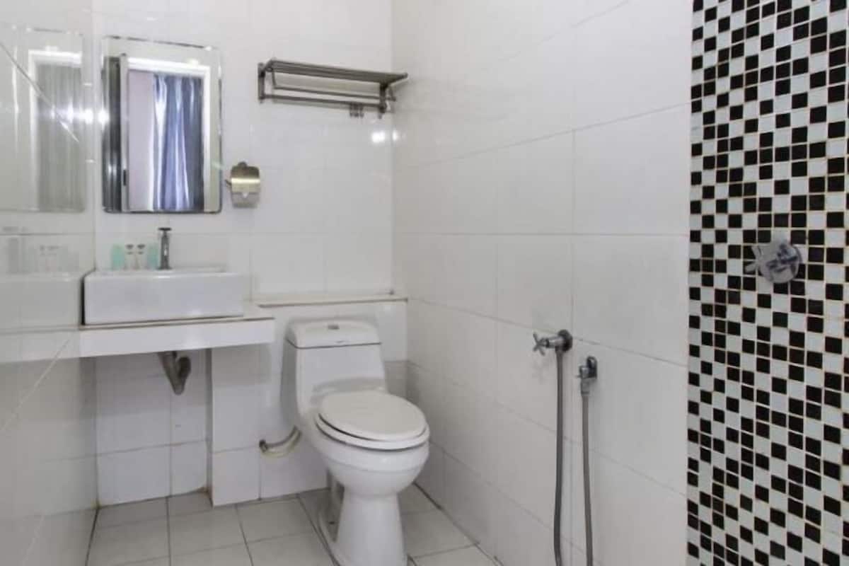 Doccia, soffione a pioggia, asciugacapelli, bidet
