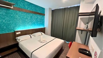 Desk, soundproofing, iron/ironing board, rollaway beds