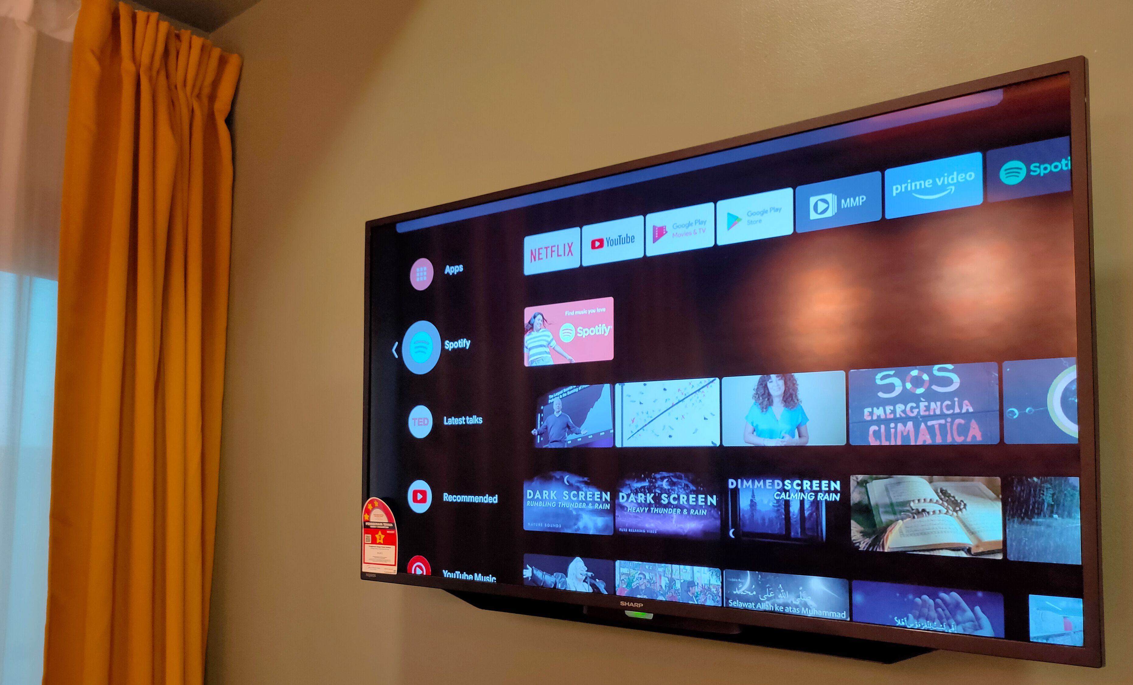 individually decorated, desk, laptop workspace, iron/ironing board