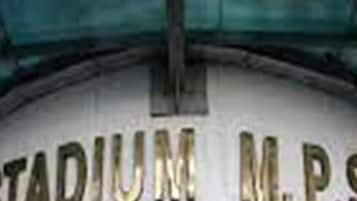 A sign with the text "STADIUM MPS".