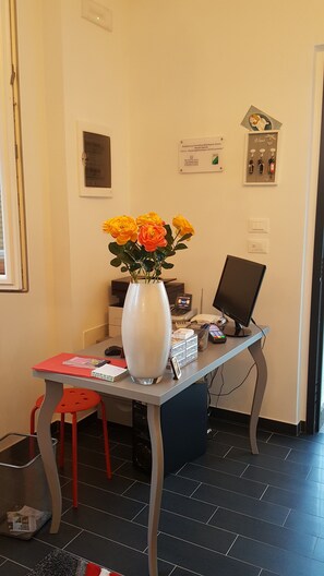Interior entrance