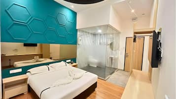 Blackout curtains, iron/ironing board, free WiFi, wheelchair access