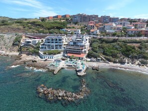 Private beach, beach bar - Hotel Esperia (Piombino)
