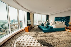 Royal Suite, 1 King Bed | 1 bedroom, premium bedding, minibar, in-room safe - Grand Mogador City Center (Casablanca)