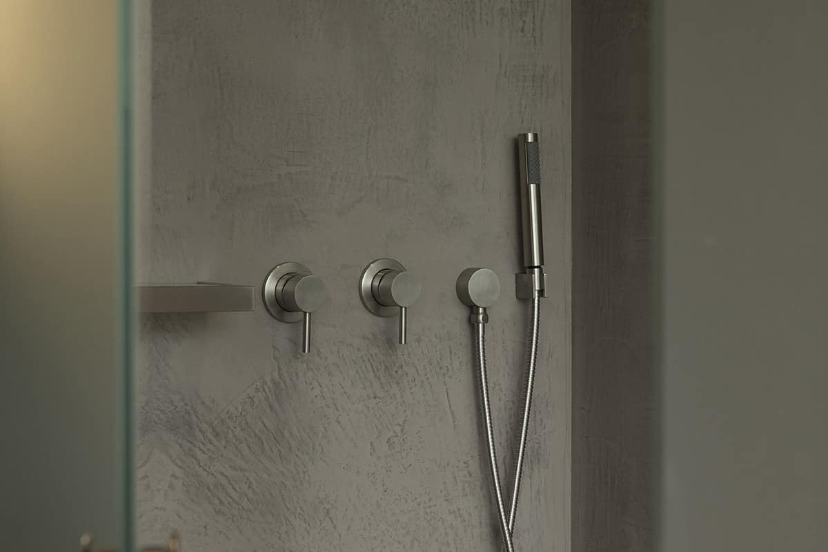 standard double room, 1 king bed | bathroom | shower, rainfall showerhead, designer toiletries, hair dryer