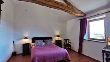 Double Room (Le Sorbier) | Laptop workspace, blackout drapes, rollaway beds, free WiFi