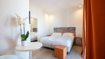 Superior Double or Twin Room, Balcony, Partial Sea View | Premium bedding, down comforters, minibar, in-room safe