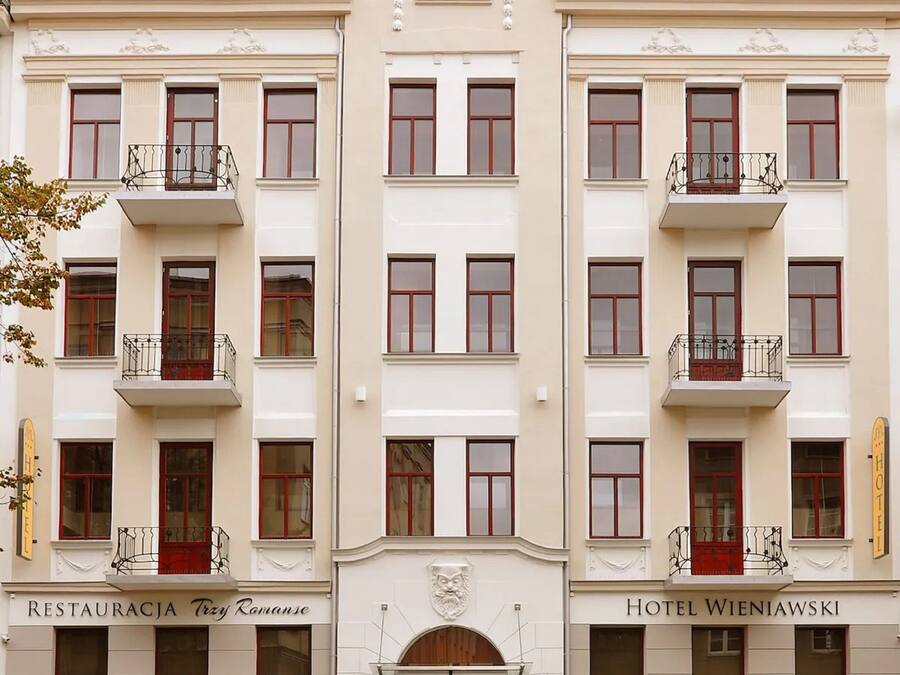 Majoituspaikan julkisivu