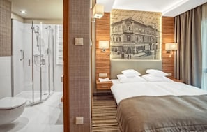 Habitación doble clásica | Ropa de cama de alta calidad y minibar