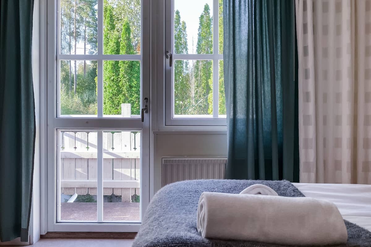 family quadruple room | 1 bedroom, desk, blackout curtains, iron/ironing board