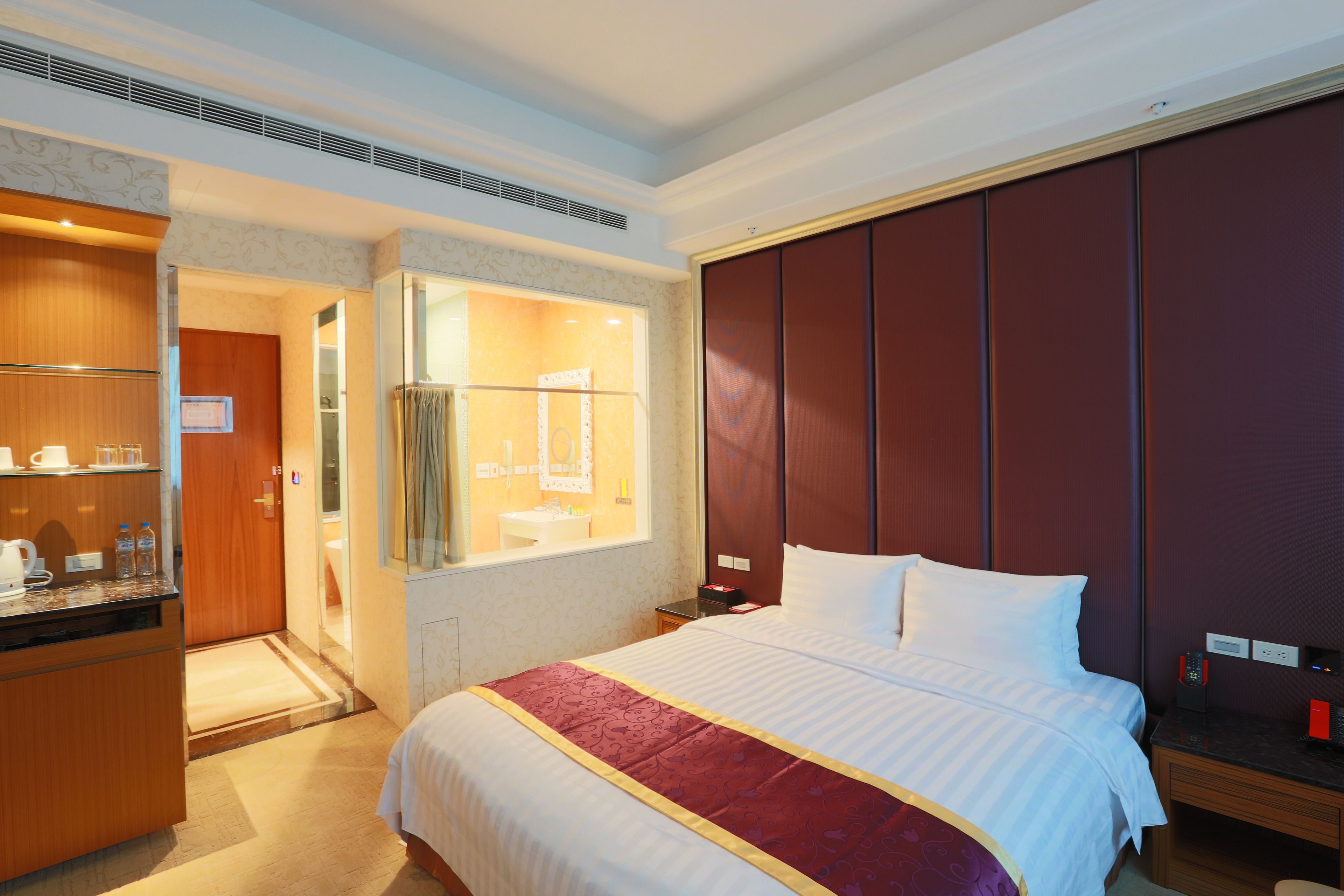 superior room | in-room safe, desk, blackout curtains, iron/ironing board