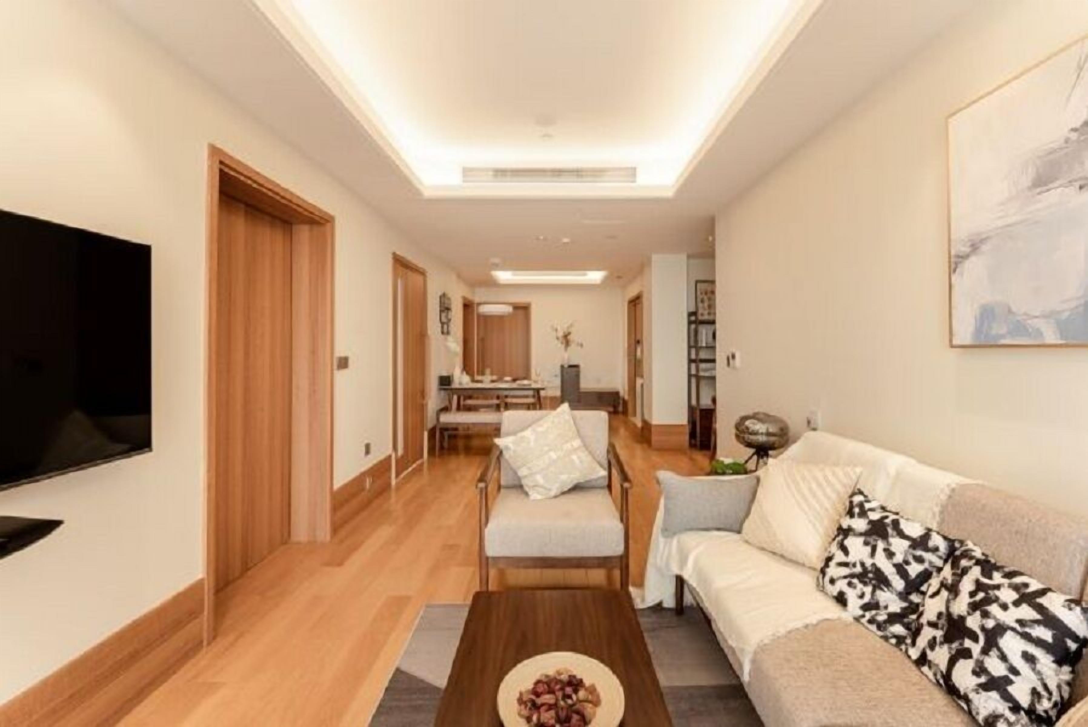 two bedroom executive | living room | tv