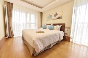 Chambre exécutive, 2 chambres | 1 chambre, couette en duvet, coffre-fort, rideaux d’obscurcissement