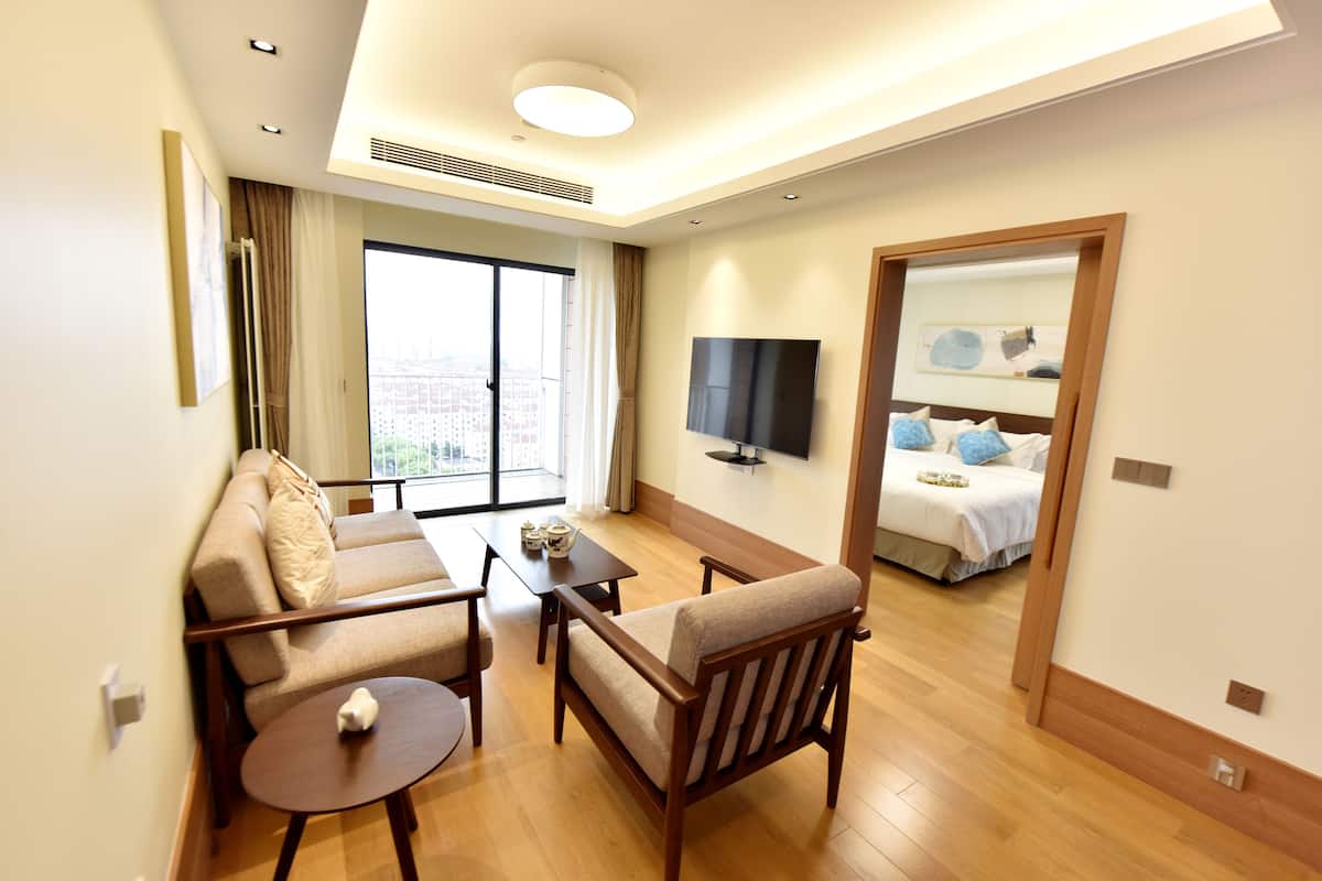 two bedroom executive | living area | tv