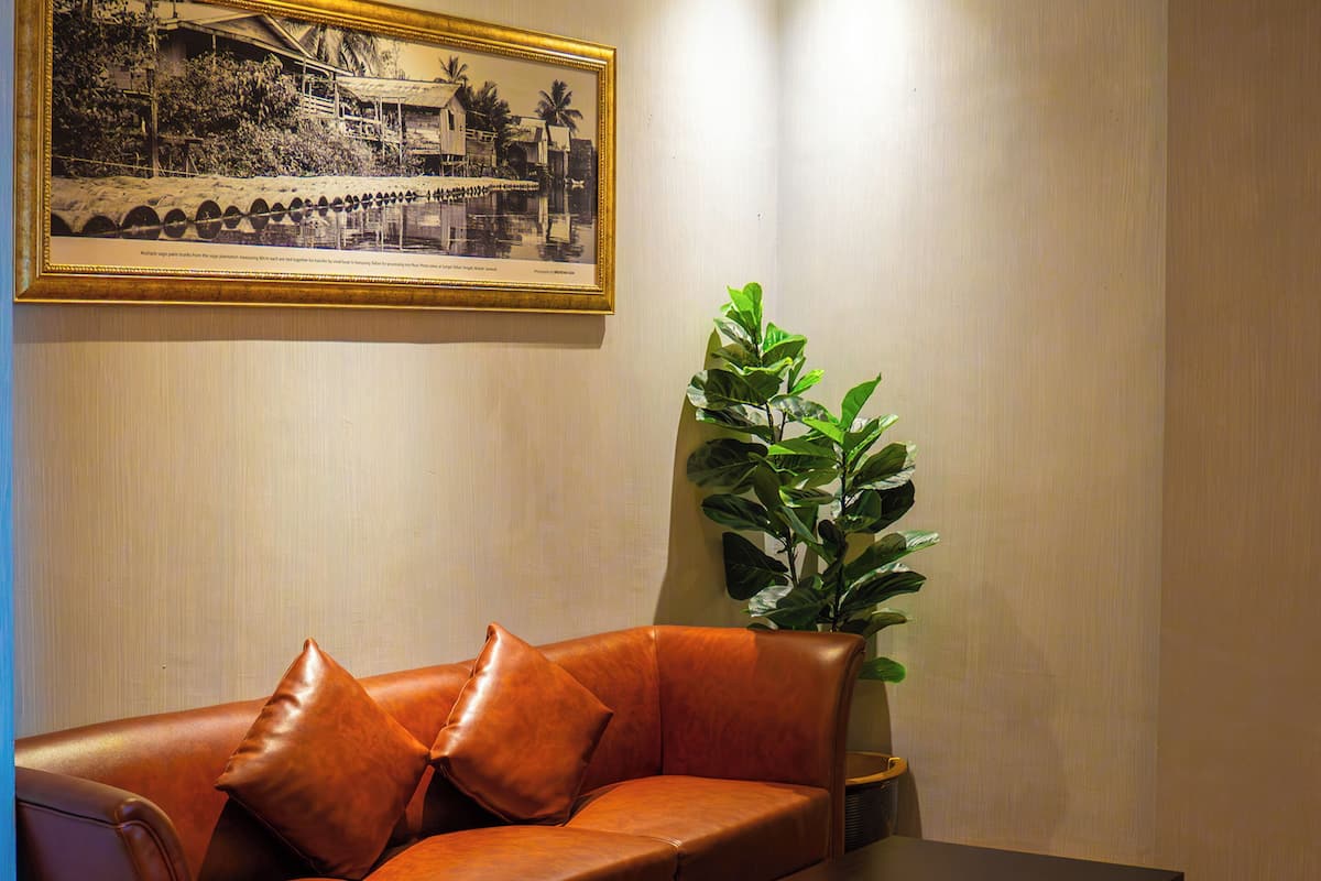 junior king suite (compound view) | premium bedding, minibar, in-room safe, desk