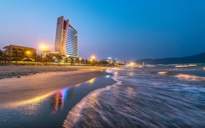 Front of property - evening/night