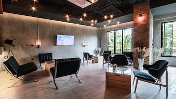 Sala de estar en el lobby