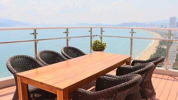 Presidential Suite, 3 Bedrooms, Sea View | Beach/ocean view