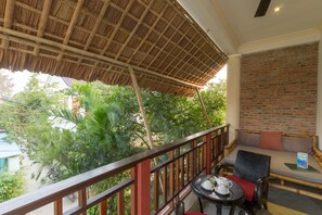 Premium Double Room, Balcony | Balcony - Blue Beach Village Homestay (Da Nang)