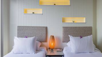 Minibar, in-room safe, desk, blackout curtains