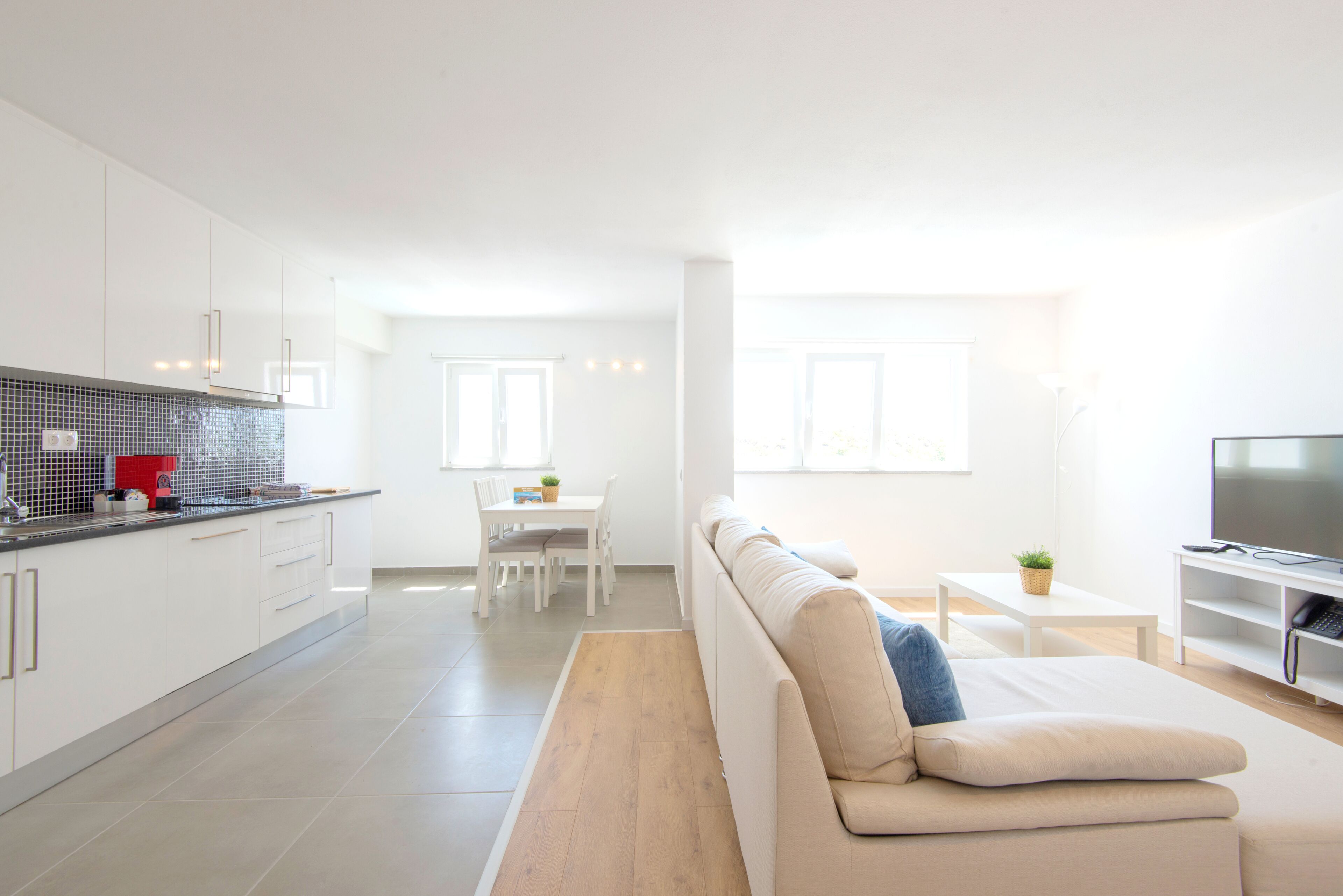 Superior-Apartment, 2 Schlafzimmer, Sauna | Eigene Kochnische