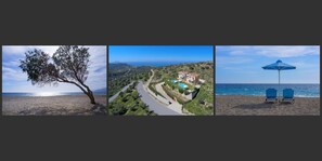 Beach nearby - Triopetra Luxury Villas Fournou Lago (Agios Vasileios)