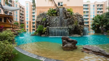 Pool waterfall