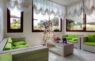 Sala de estar en el lobby