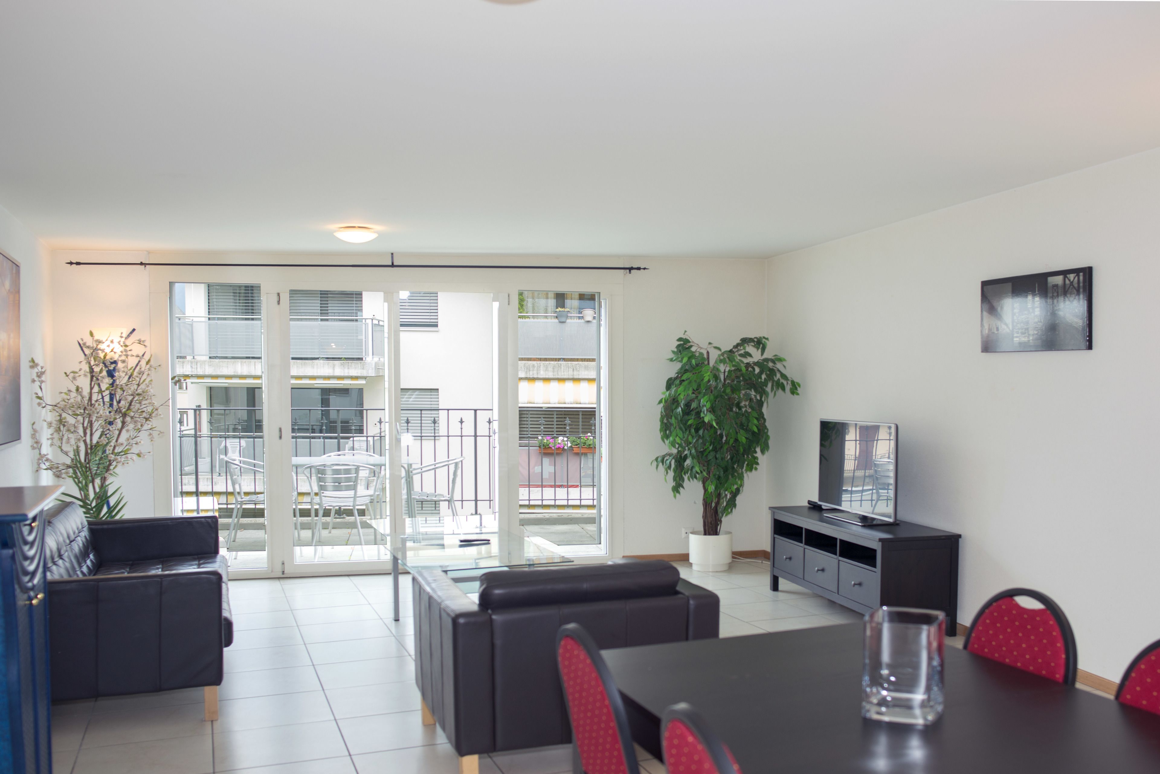 junior apartment | living room | flat-screen tv