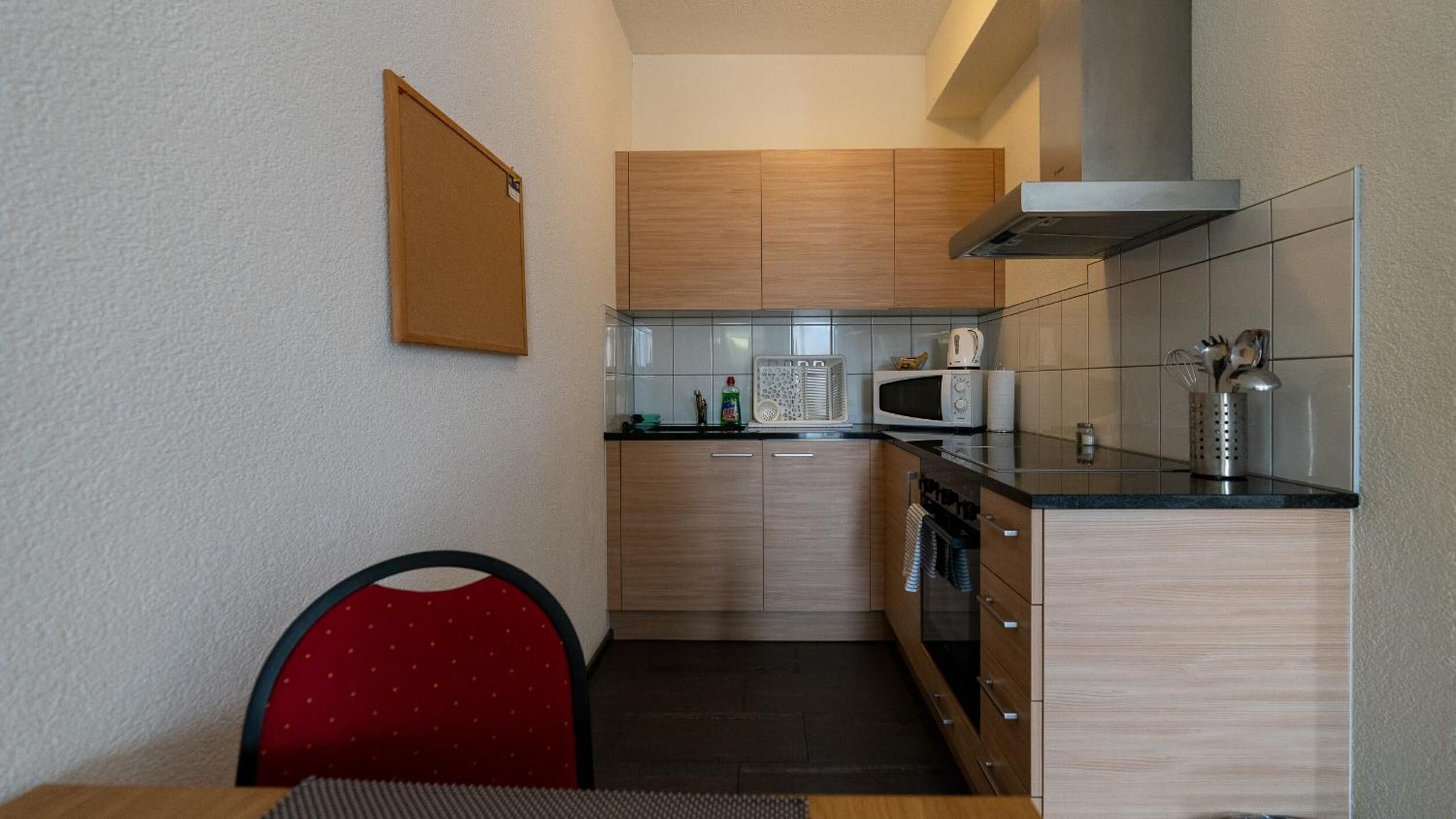 fridge, paper towels