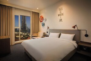 Rover Room Burj View - Free Shuttle Bus To The Beach & Dubai Mall | Városra néző