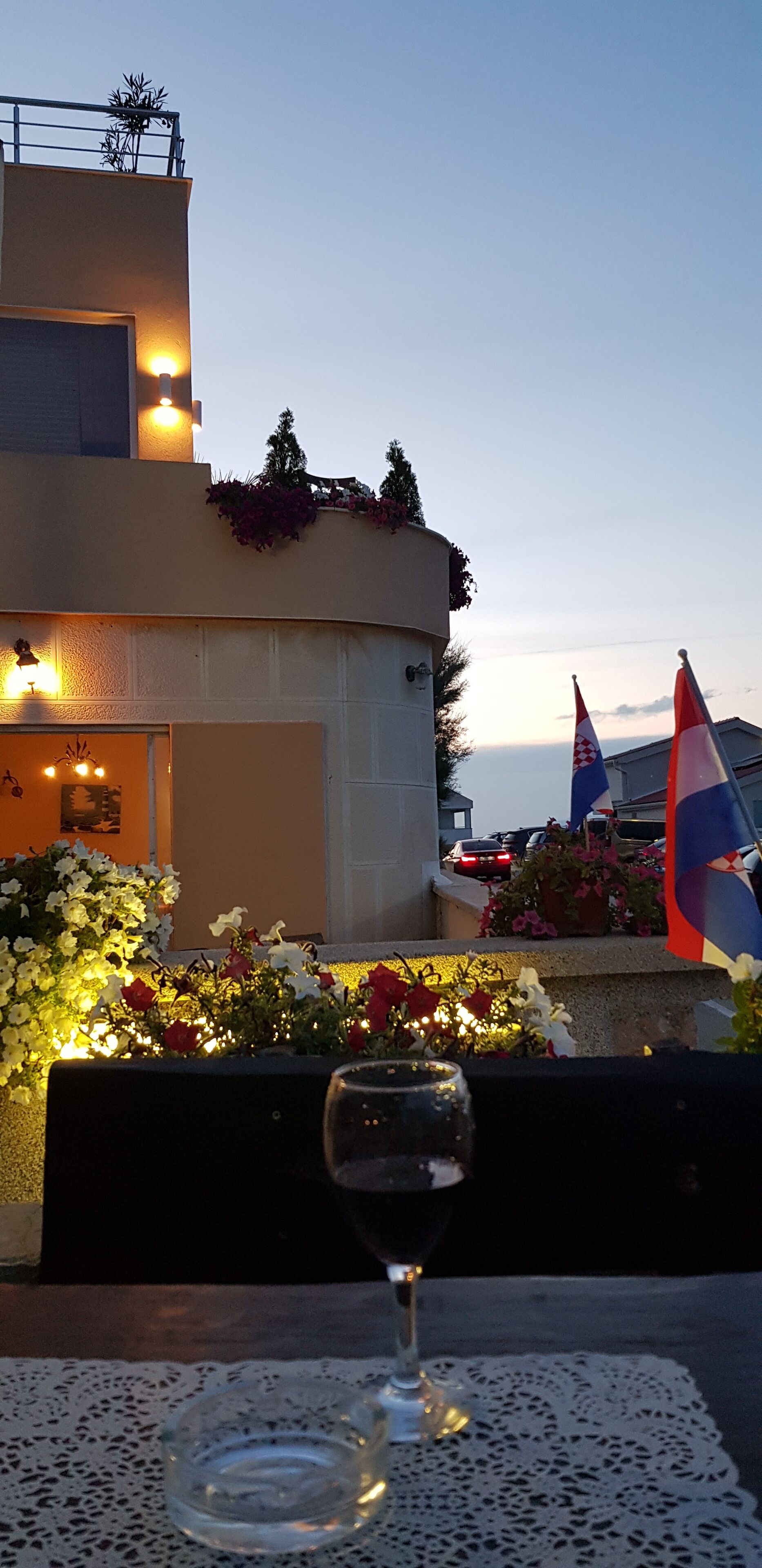 Fassade der Unterkunft