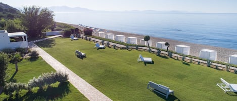 Outdoor banquet area