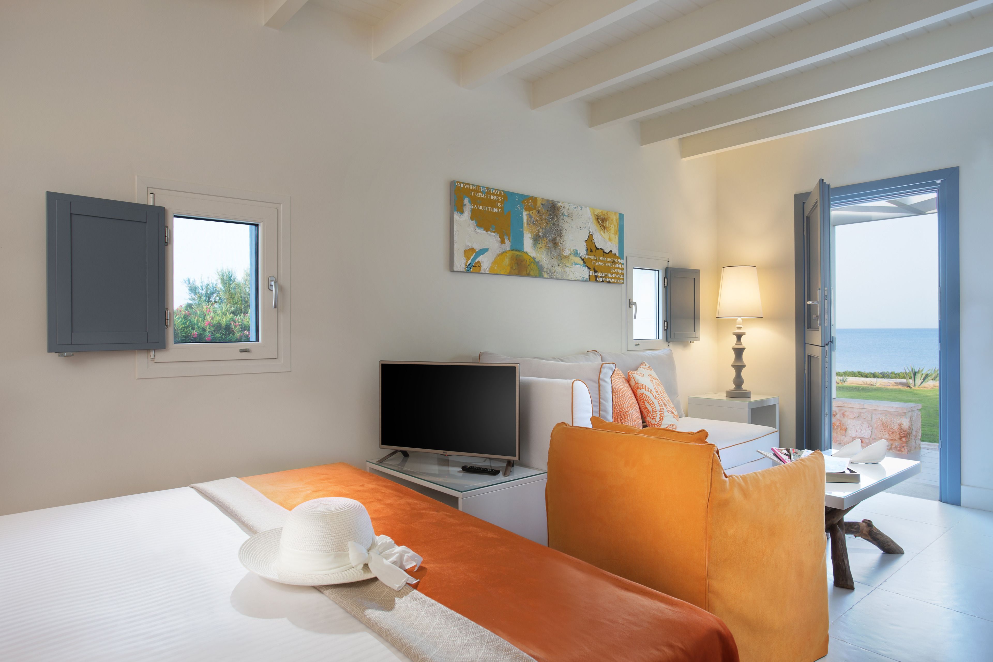 junior studio suite, sea view | 1 bedroom, egyptian cotton sheets, premium bedding, in-room safe