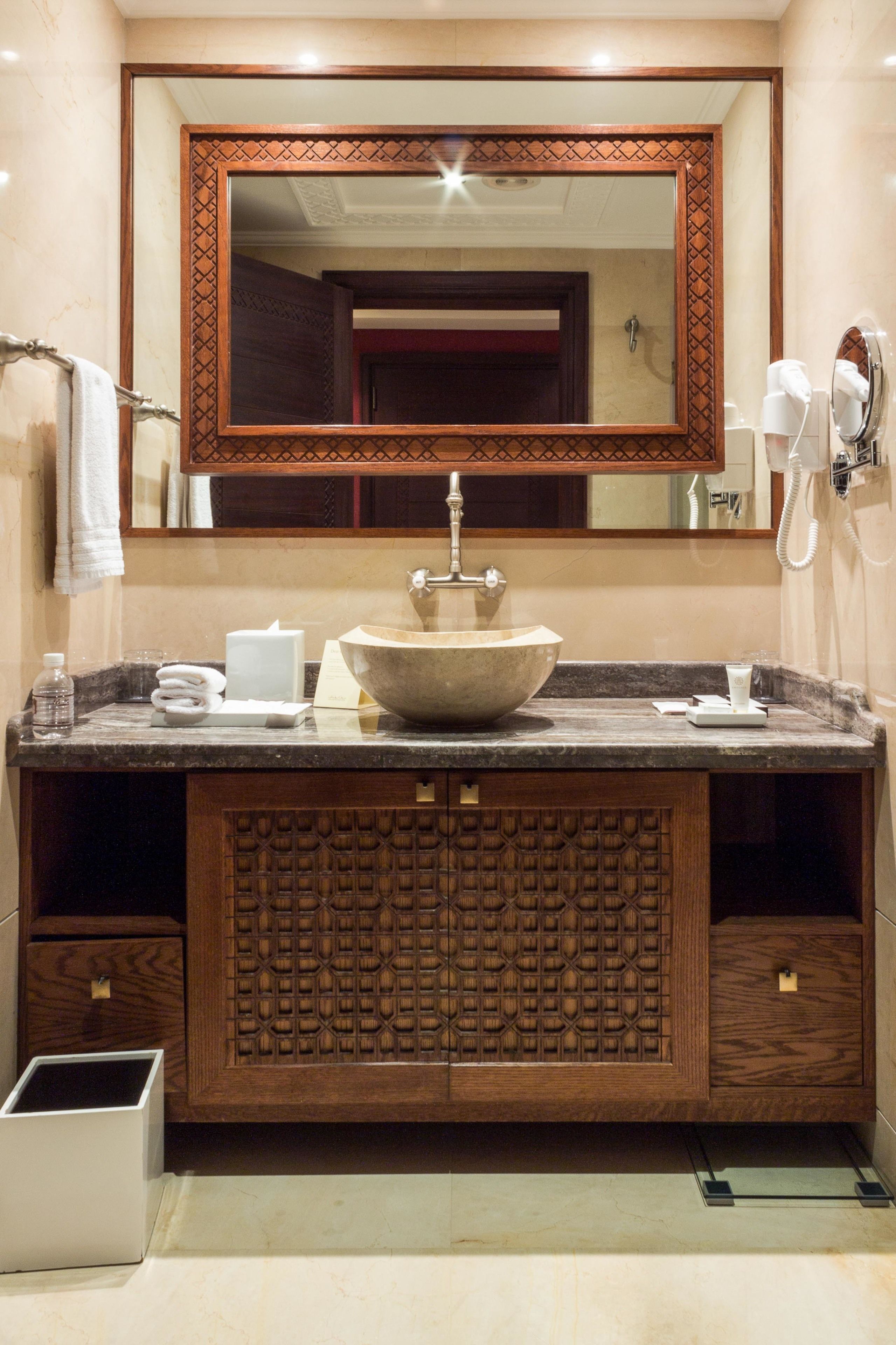 free toiletries, hair dryer, bathrobes, slippers