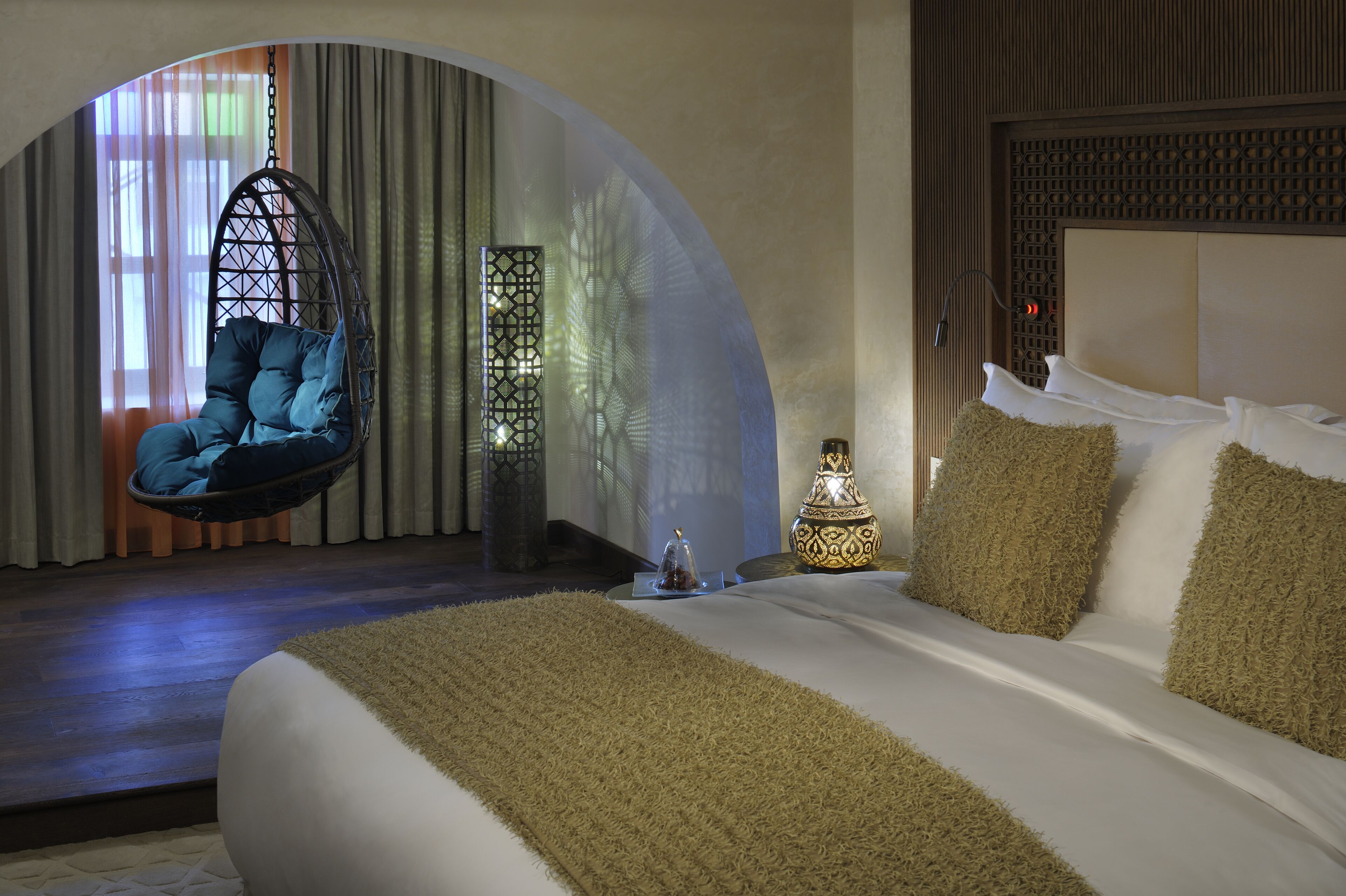 deluxe room - al bidda | premium bedding, minibar, in-room safe, individually decorated