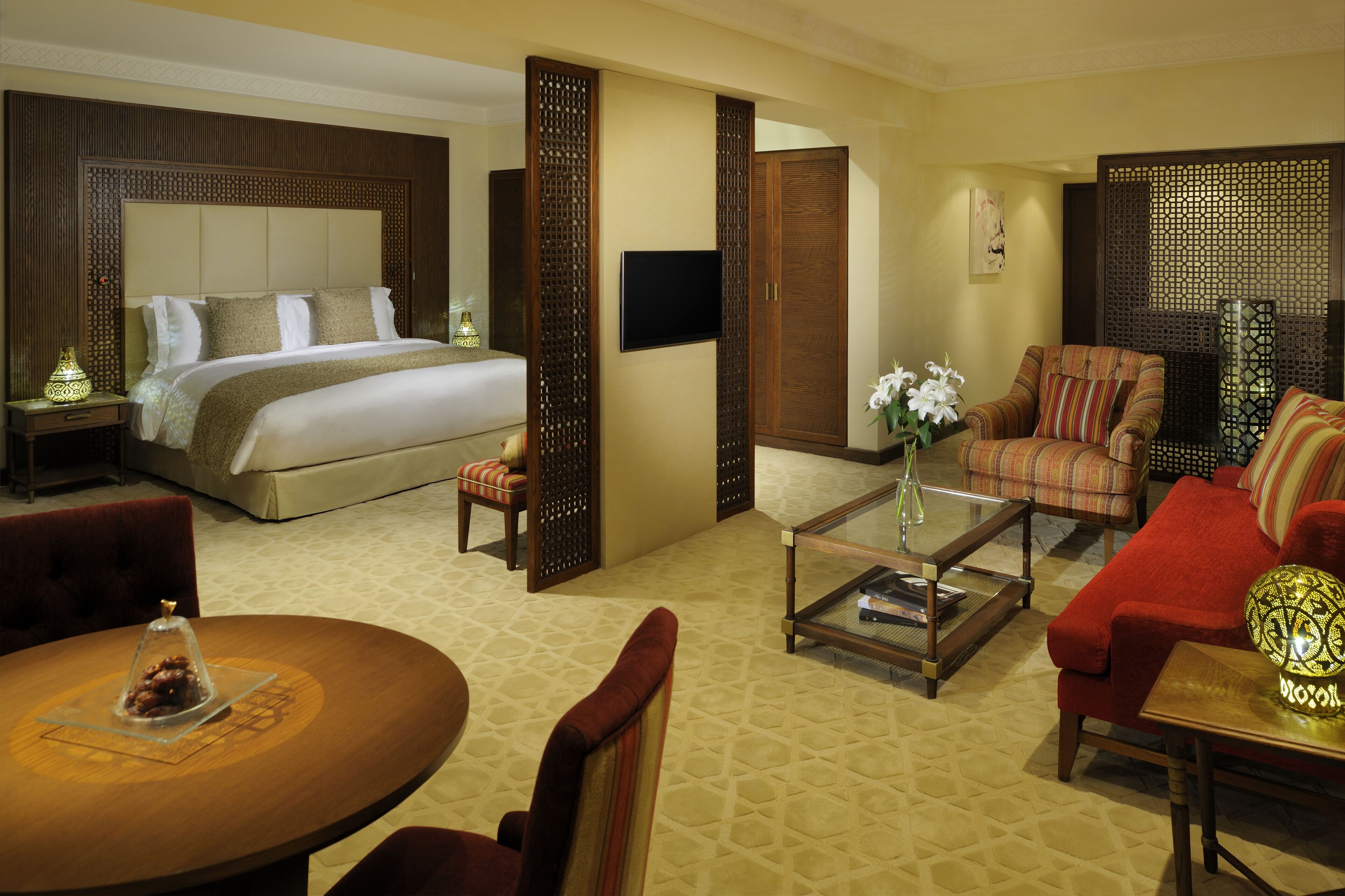 junior suite - al bidda | premium bedding, minibar, in-room safe, individually decorated