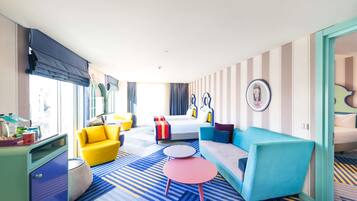 Free minibar items, in-room safe, individually furnished, desk