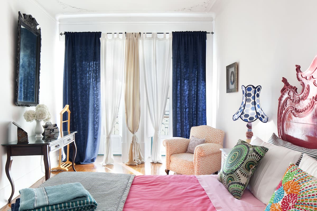 Appartement, 2 slaapkamers, balkon (Rua da Quintinha) | Lakens van Egyptisch katoen, luxe beddengoed, donsdekens