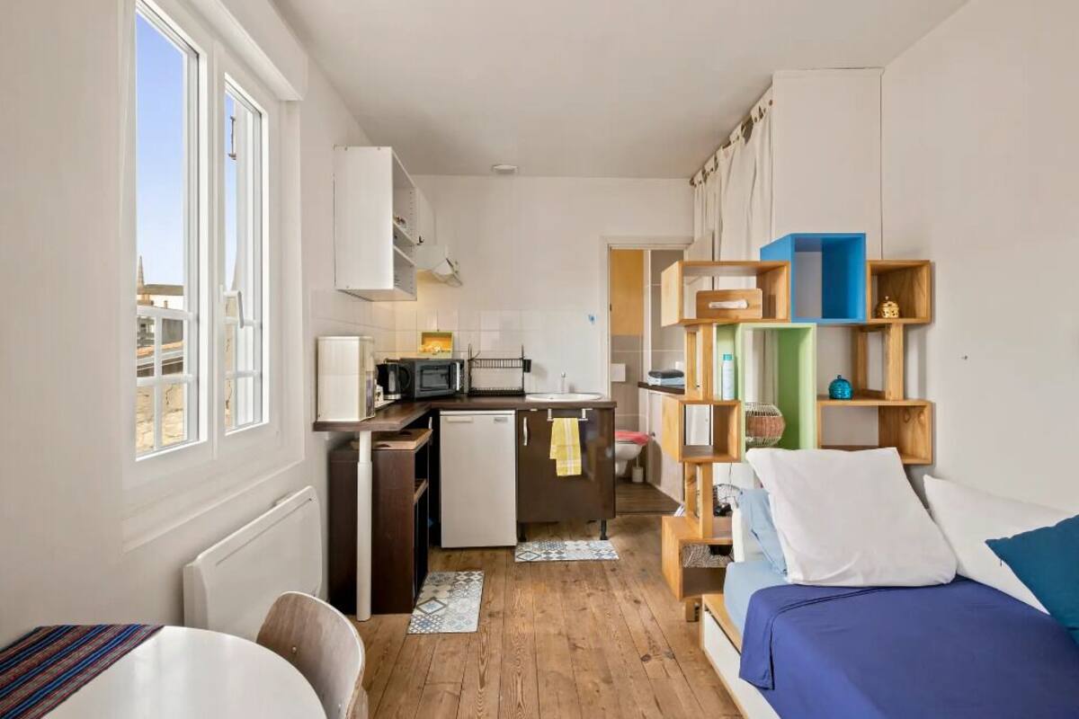 Penthouse, Ensuite, City View (Studio ) | Premium bedding, desk, laptop workspace, blackout curtains