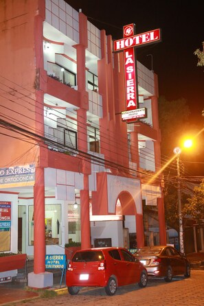 Front of property – evening/night