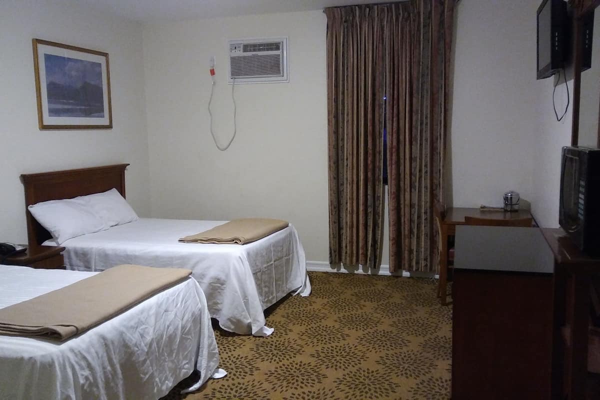 Premium bedding, desk, free WiFi, bed sheets