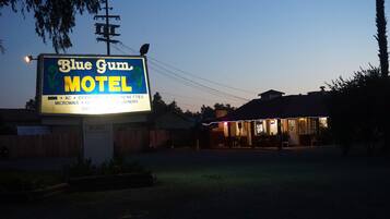 Front of property - evening/night