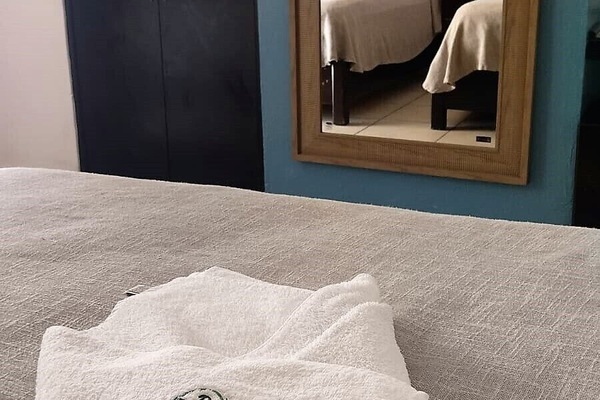 Basic Double Room, 2 Double Beds | Air conditioning
