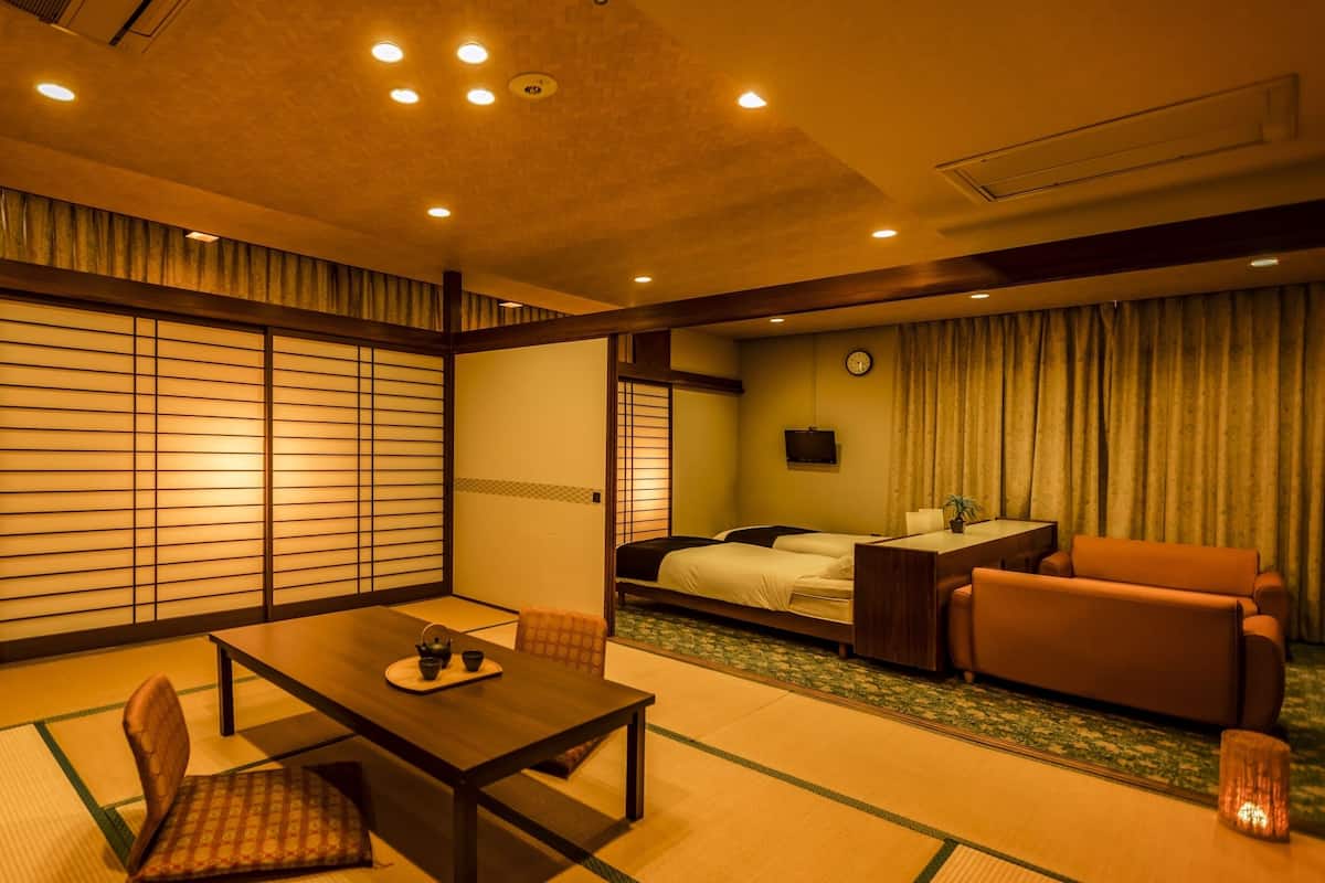 Junior Suite Japanese Western Style Room with Bath, Non-Smoking | 1 bedroom, in-room safe, desk, free WiFi