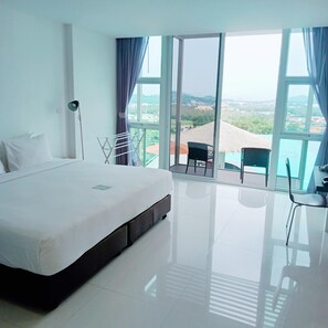 Superior Room, Pool View (with Balcony) | In-room safe, desk, blackout curtains, rollaway beds - Hilltop Hotel (Phuket)